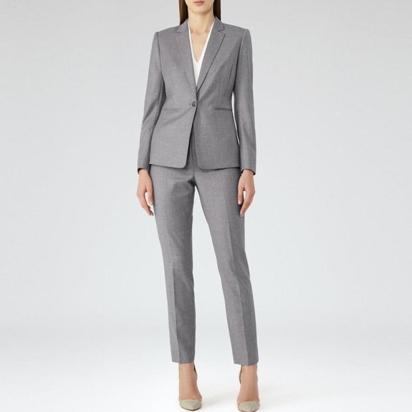 REISS SAMMY WOOL TROUSER SIZE 8 - Picture 1 of 8